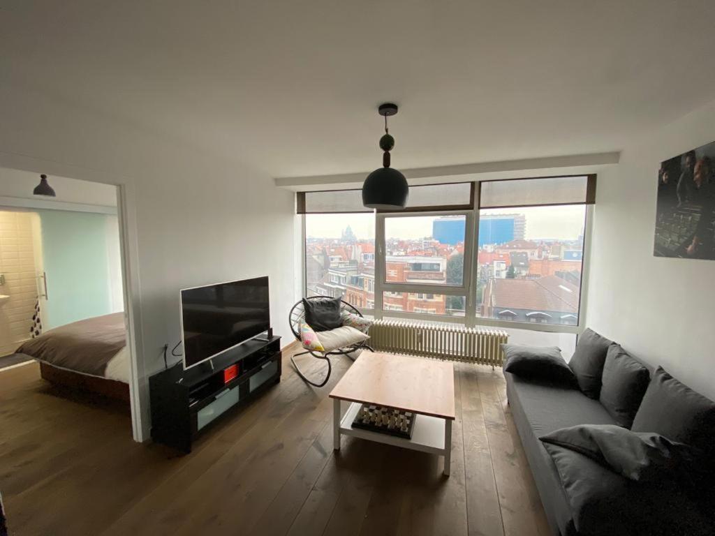 Brussels By Night Panoramic Studio Apartment For 2 Extérieur photo